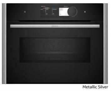 Kompaktovn med mikro 60 x 45 cm Flex Design - Neff N90 - Metallic Silver